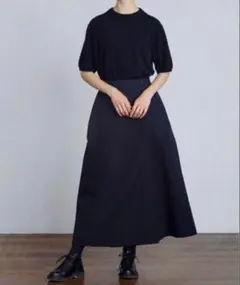 ARTS&SCIENCE アーツ＆サイエンス｜skirt　スカート　ネイビーのサムネイル