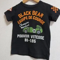 BLACK BEAR ミキハウス レーシングカー プリントTシャツのサムネイル
