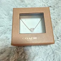 彩*☆様 箱付きCOACH ネックレス 3連リング シルバーカラー - メルカリ