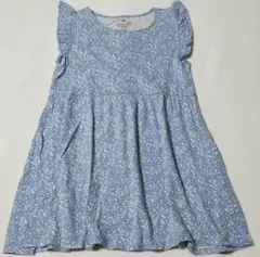H&M★ワンピース 120cm★ライトブルー 小花柄