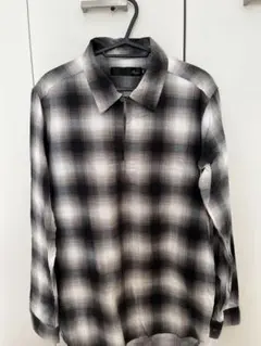 Magine(マージン)黒グレー茶 チェック柄ネルシャツ 長袖