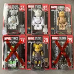 MARVEL STUDIOS キューブリック ハッピーくじ24.25.26.28