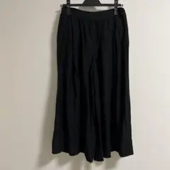 JOURNAL STANDARD ブラック リネンワイドパンツ