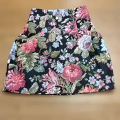 フローラル柄 Aラインミニスカート EMODA サイズS