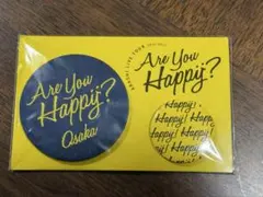 嵐グッズ　Are you Happy? 缶バッジ　黄色