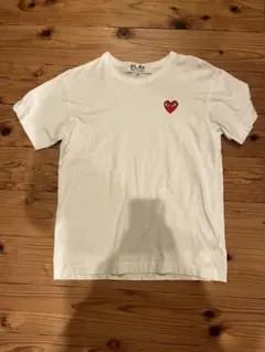 PLAY COMME des GARCONS ハートロゴ Tシャツ ホワイト M