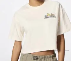 GU セサミストリート クロップドTシャツ(XL)