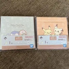新品★ポケピース　一番くじ　I賞ハギレ風メモパッド　ポッチャマ ミミッキュ2点