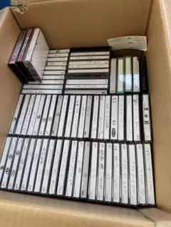 中古　カセットテープセット（多色、手書きラベル）