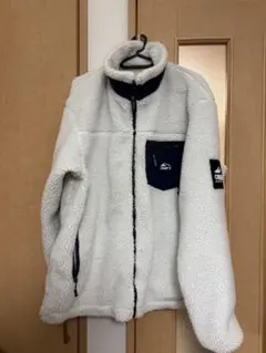CAMP7 화이트 양털 재킷 L 사이즈