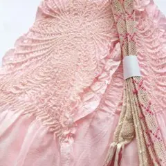 159 帯揚げ帯締めセット 洒落用 洒落着 普段着 紬 小紋 個性的 訪問着