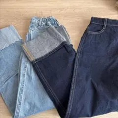 デニムパンツ 2枚セット
