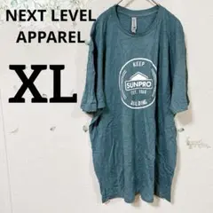 【XL】美品✨NEXT LEVEL APPAREL Tシャツ ブルーグレー