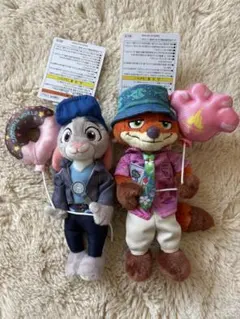 上海ディズニー 2026 イースター ズートピア ぬいぐるみキーチェーン