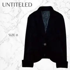 アンタイトル 小さいサイズ 日本製 ウール テーラードジャケット XS-S 良品
