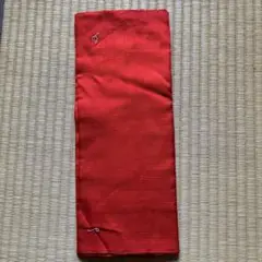 紅絹？③ 朱色 はぎれ 133g 赤 古布 リメイク素材