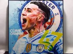【新品 No 709】 ポップアートパネル フィル フォーデン サッカー