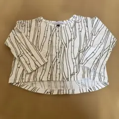 arkakama 長袖Tシャツ S 木の幹柄