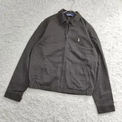 17244✨ポロラルフローレン 三角タグ スウィングトップ 90s S ブルゾン