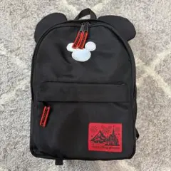 東京ディズニーリゾート　ミッキーマウス耳付きブラックリュック　キッズ