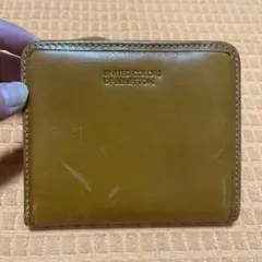 の*ち様 UNITED COLORS OF BENETTON二つ折り財布 ブラウのサムネイル