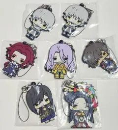 刀剣乱舞 こえだらいずR ラバーストラップ まとめ売り 7点