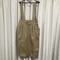シャンブルドゥシャーム　吊りスカート　 ベージュのサムネイル