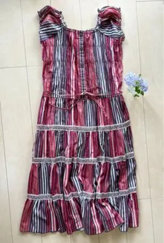 夏用ロング丈ワンピース