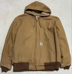 Carhartt JR606 ダック地 ジップアップパーカー キッズXL - メルカリ