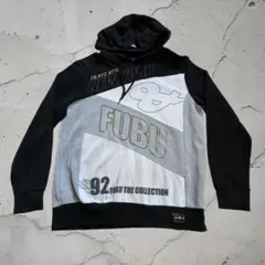 FUBU NYC  パーカー ブラック 古着　HIPHOP オシャレ　一点物のサムネイル