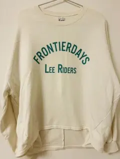 Lee レディース　長袖トレーナー　スウェット　M オフホワイト　カジュアル古着