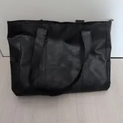 ブラックトートバッグA4サイズ