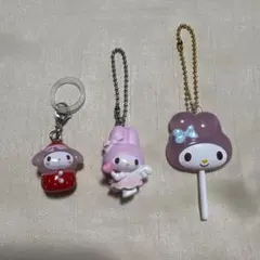 マイメロディ キーホルダー 3個セット