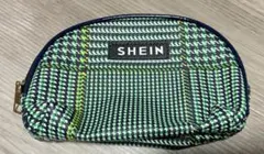 SHEIN チェック柄 ポーチ
