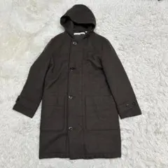 ✴︎ UNIQLO LEMAIRE ユニクロ ルメール フード ウールコート 茶のサムネイル