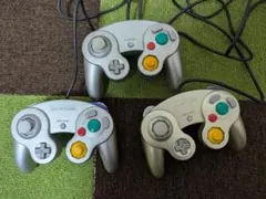 純正品 ゲームキューブコントローラー GCコン　 シルバー スターライトゴールド