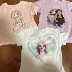 ディズニープリンセス Tシャツ 3枚セット