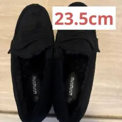 【新品未使用】HushHush モカシン　23.5 ボア防寒　あったか　フラット
