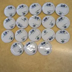 花柄小皿18枚セット