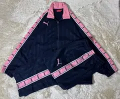PUMA ジャージ ピンク Y2K 平成 上下セット プージャー セットアップ