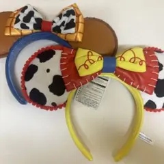 香港ディズニー トイストーリー ウッディ・ジェシー カチューシャ