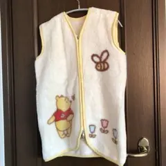プーさん　ベスト　着る毛布　子供用