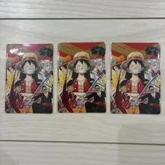 ONE PIECE ナツコミ 特製ダブルステッカー 3種セット2022 - メルカリ
