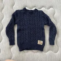 ミキハウス ダブルビー　セーター　130 ニット　ダブルB