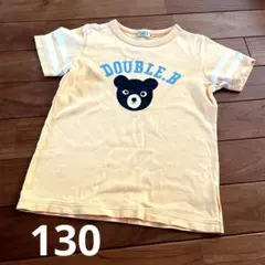 DOUBLE.B キッズ Tシャツ 130 イエロー