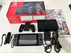 Nintendo Switch 本体 グレー +ソフト３つ