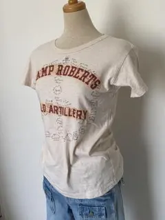 DDデニムダンガリー 落書き半袖アメカジプリントナンバーキッズTシャツ大人OK