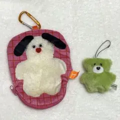 mojojojo セット ぬいぐるみマスコット ポーチ Matcha John
