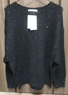 タイムセール　relume 新品キラキラニット