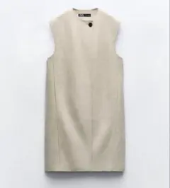 ZARA ロングベストXS 美品